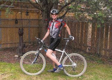 Dennis Kalichuk on his Rocky Mountain in 2010