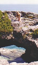 Debbie at Bruce Penninsula National Park