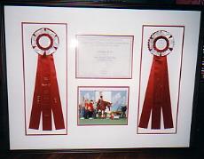 custom frame with multiple openings