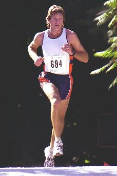 Dennis at a cross-country race