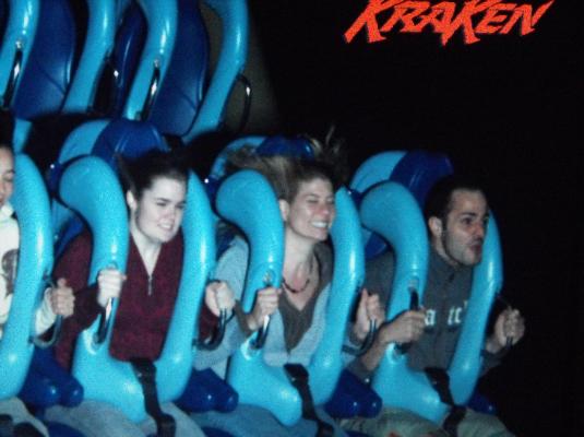 Debbie & Kathleen take on the coaster at Seaworld