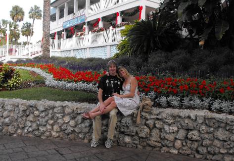 Dennis & Debbie at Busch Gardens, Tampa 