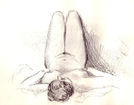 life drawing nude sketch