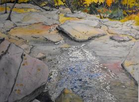 Rock Glen Ontario watercolour