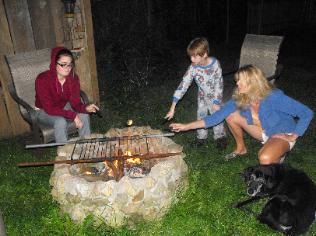 Backyard family BBQ