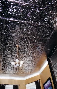 tin ceiling installed