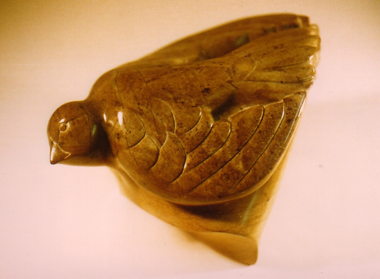 hand carved from Brazilian soapstone