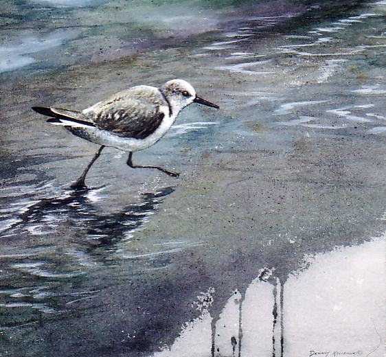 watercolour on paper by Dennis Kalichuk