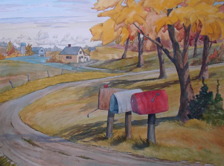 Dennis Kalichuk original watercolour