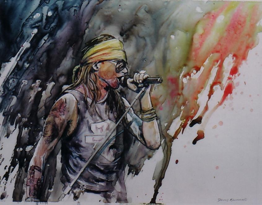 Axl Rose by Dennis Kalichuk