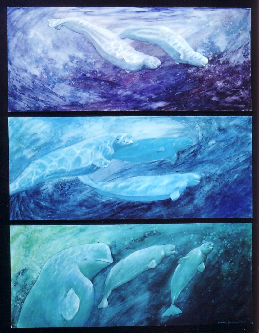 original varnished watercolour on board