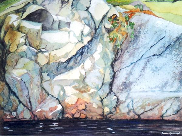 original watercolour on heavy rag stock