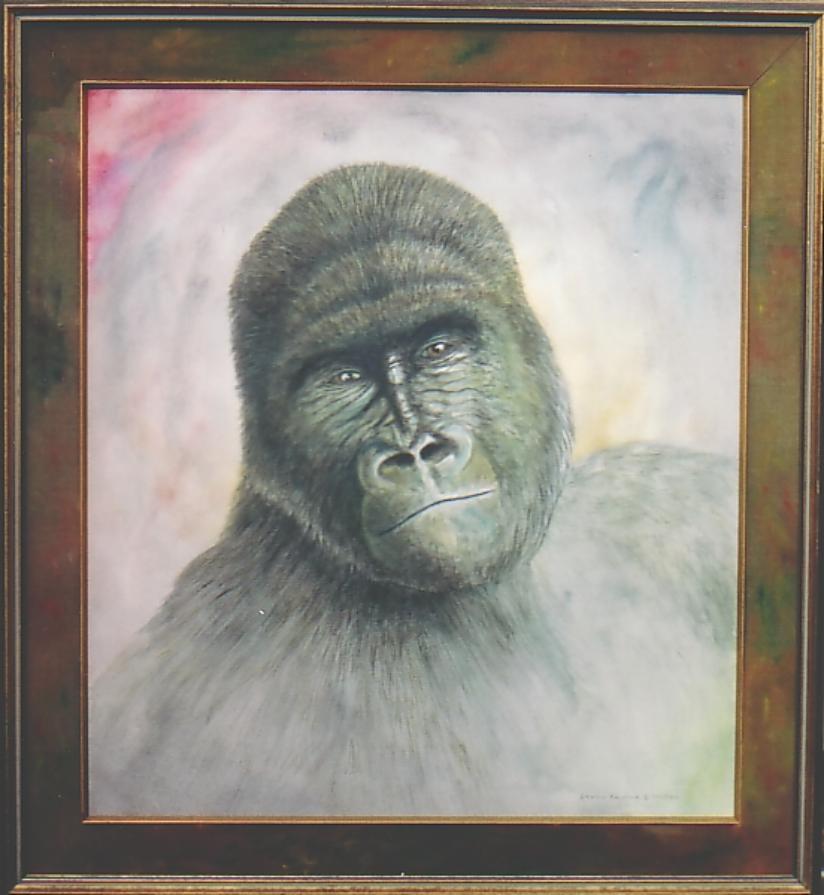 this portrait painted over a period of years!