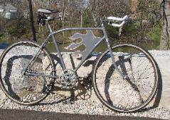 The Flame single speed art bike