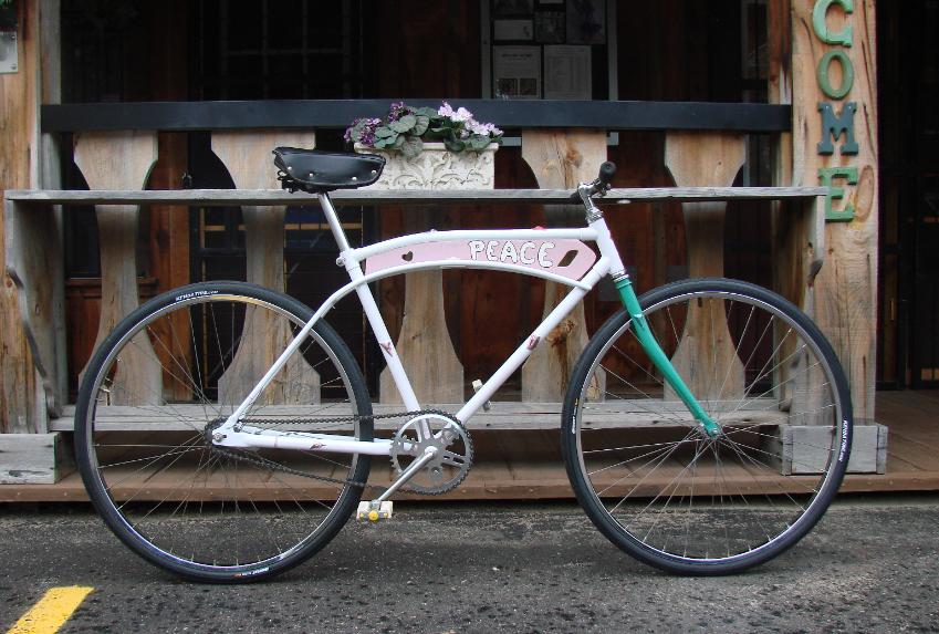 HIPPIE CRUISER single speed art bike by Dennis Kalichuk