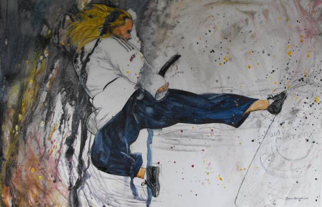 original watercolour on mylar