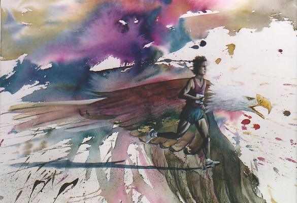 Kalichuk watercolour on paper