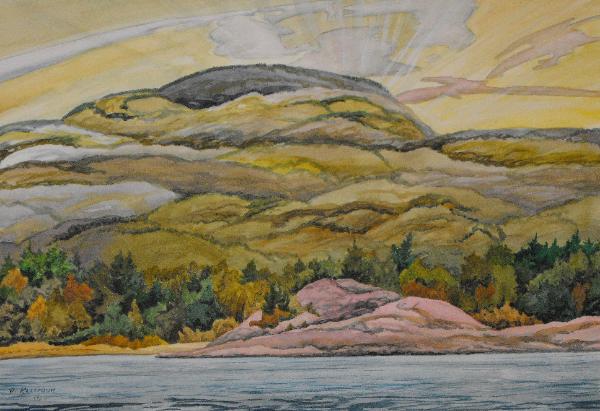 Kilarney Provincial Park watercolour painting