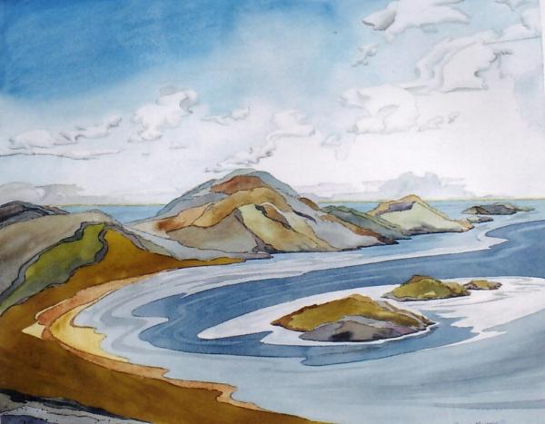 watercolour on paper