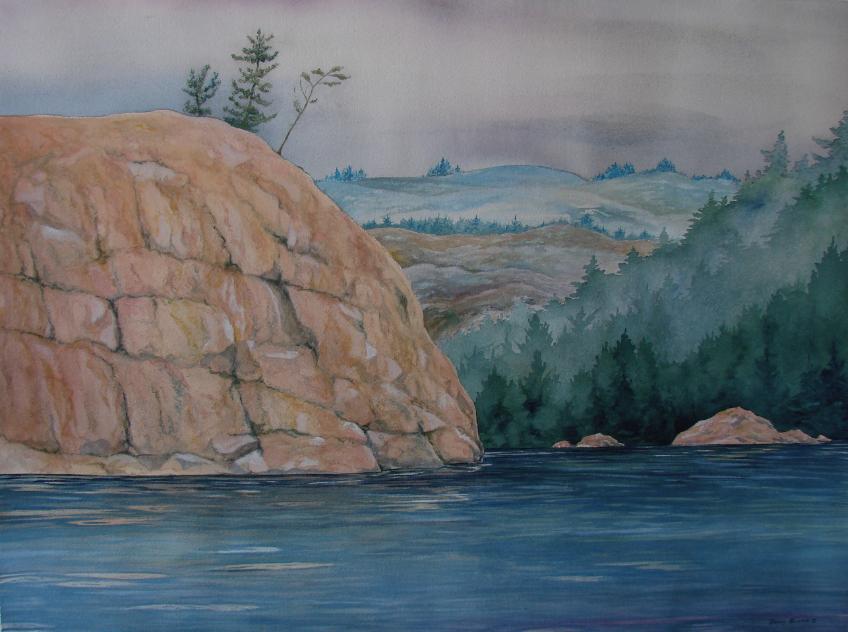 Kalichuk watercolour Kilarney Stone