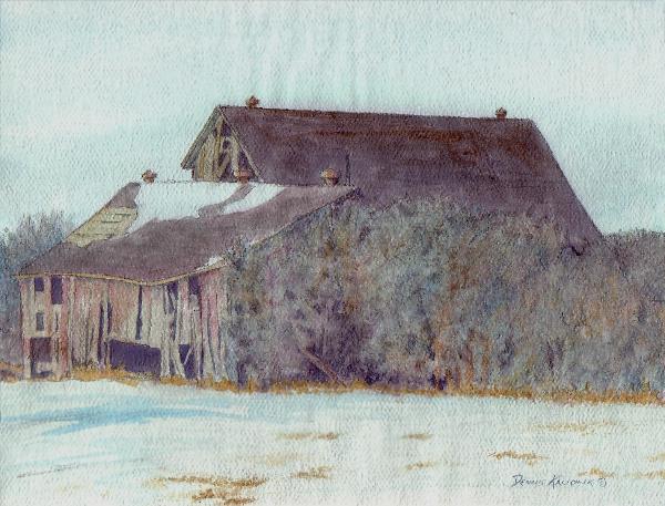 Dennis Kalichuk original watercolour North of St. Thomas