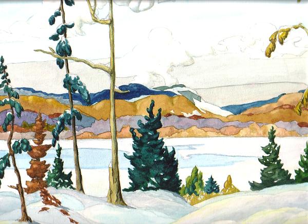 kalichuk watercolour on paper