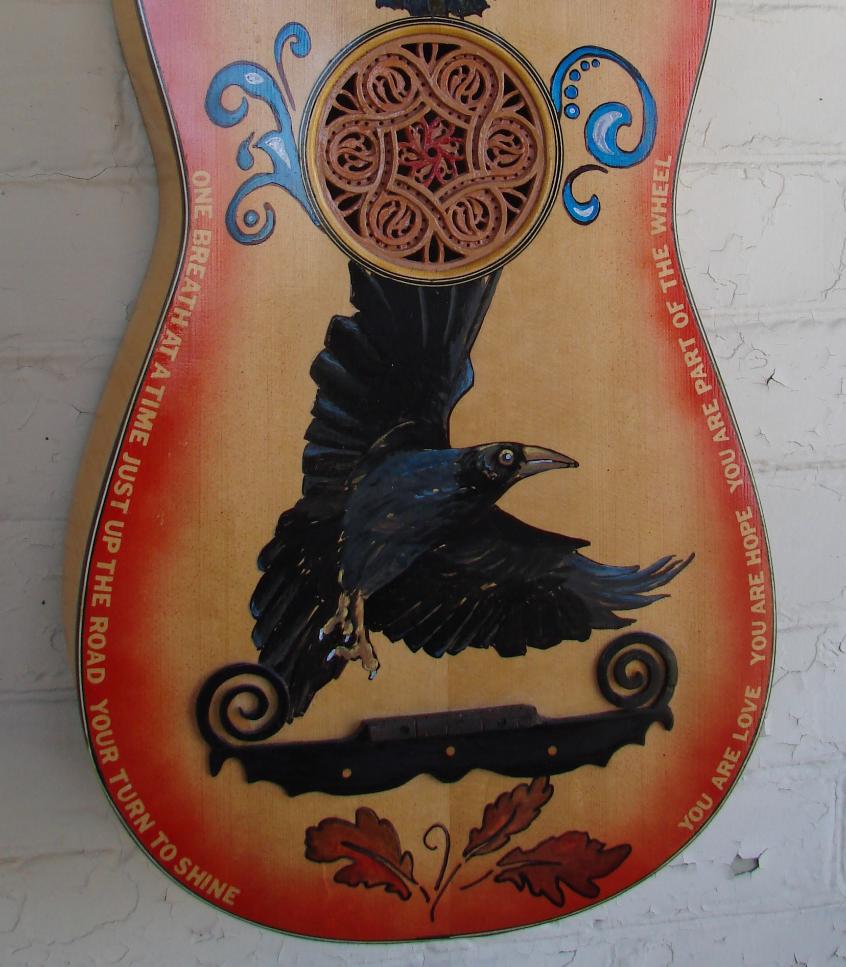 Kalichuk art guitar wall sculpture
